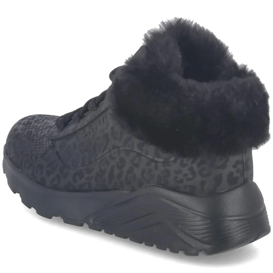 Kinder Skechers Boots UNO LITE COZY LEOPARD -