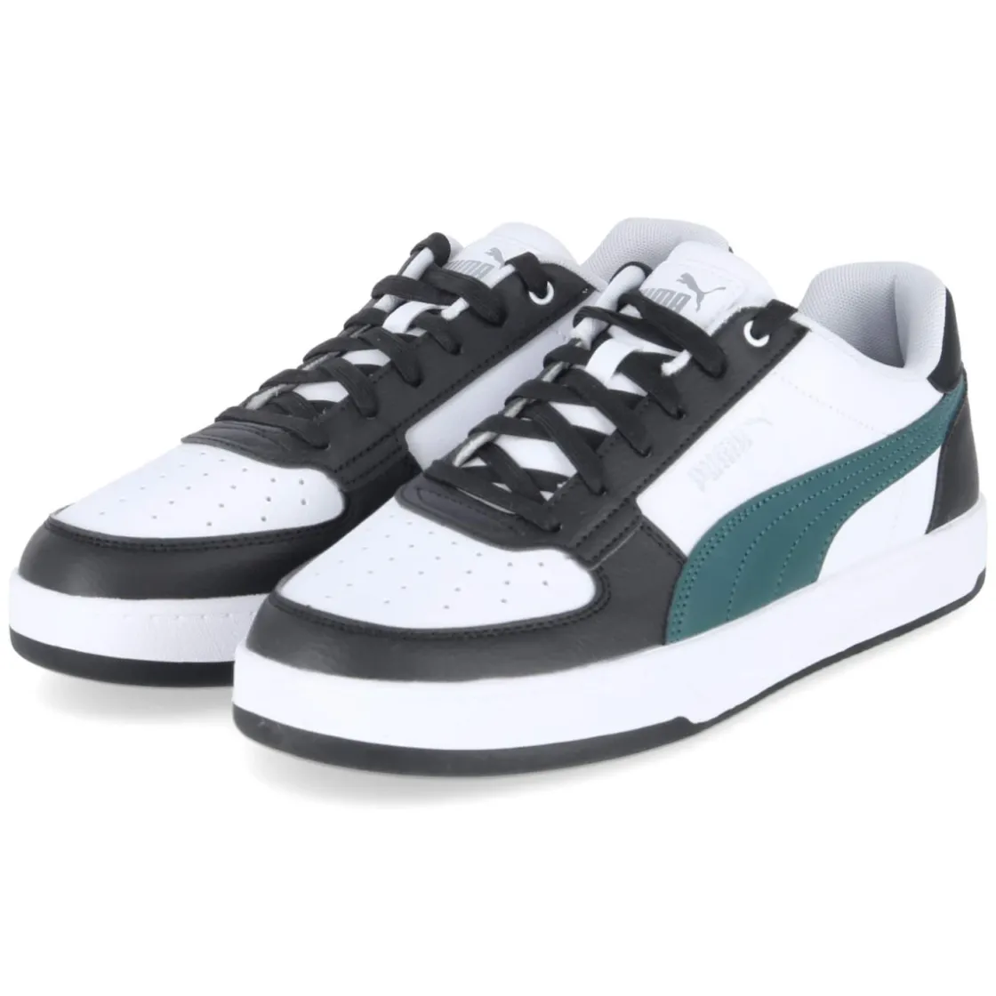 Damen Puma Low Sneaker CAVEN 2.0 - WHITE-DARK MYRTLE- BLACK
