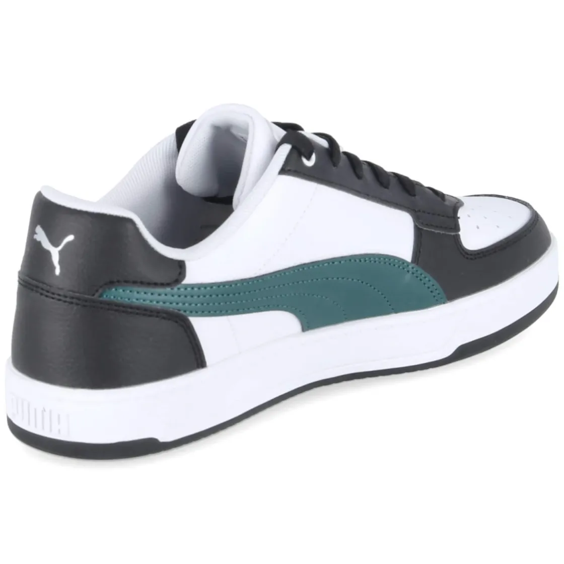 Damen Puma Low Sneaker CAVEN 2.0 - WHITE-DARK MYRTLE- BLACK