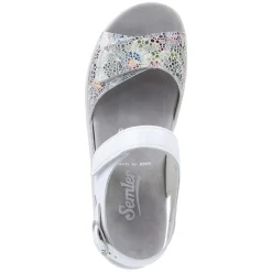 Damen Semler Sandalen FLOWER-SAMT/SOFT-N. -