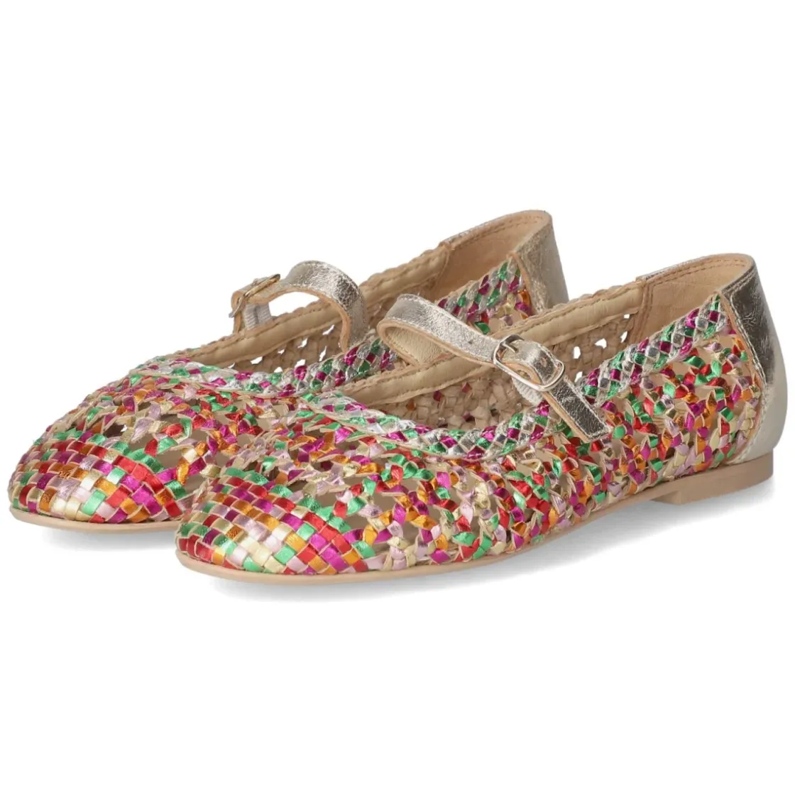 Damen Bullboxer Spangenballerinas -